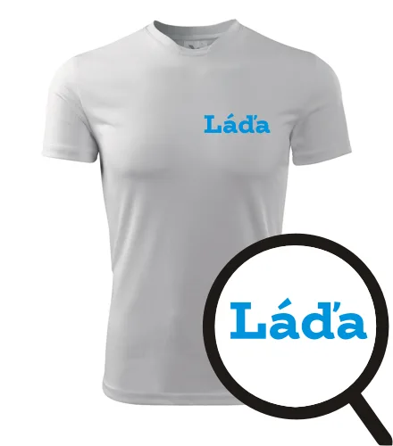 Bílé tričko Láďa