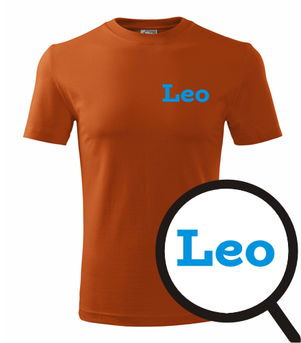 Oranžové tričko Leo