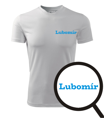Bílé tričko Lubomír