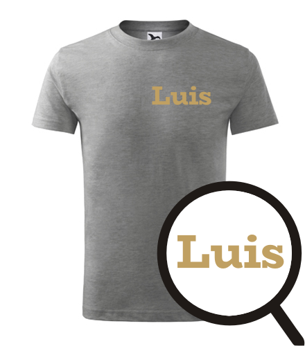 trička s potiskem Dětské tričko Luis