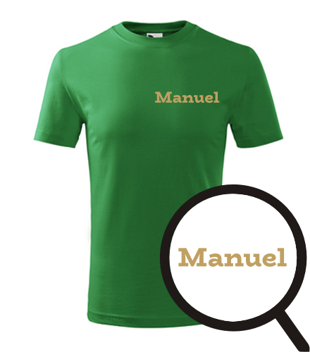 trička s potiskem Dětské tričko Manuel