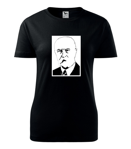 Černé dámské tričko Tomáš Garrigue Masaryk