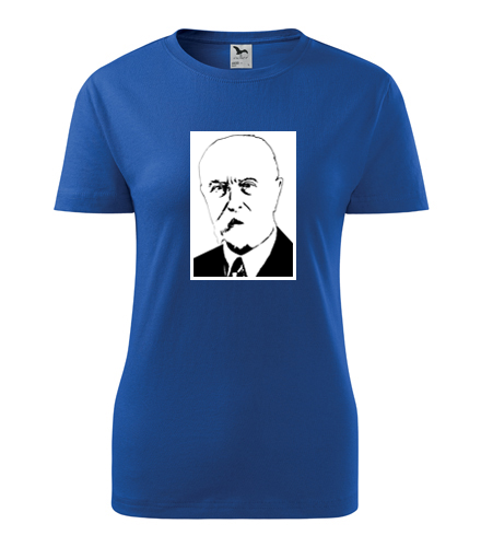Modré dámské tričko Tomáš Garrigue Masaryk