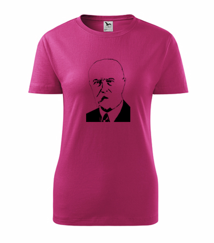 Purpurové dámské tričko Tomáš Garrigue Masaryk