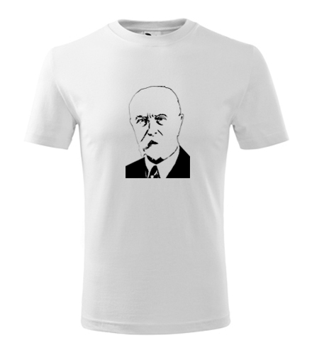Bílé dětské tričko Tomáš Garrigue Masaryk