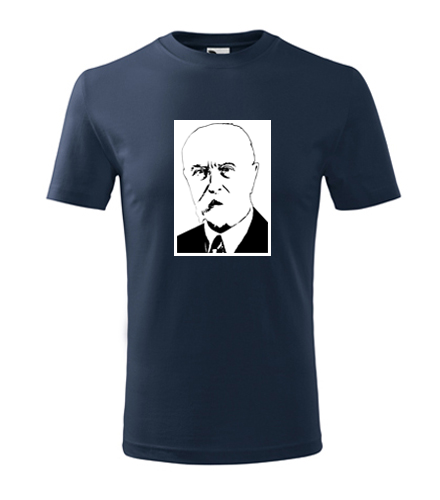 Tmavě modré dětské tričko Tomáš Garrigue Masaryk