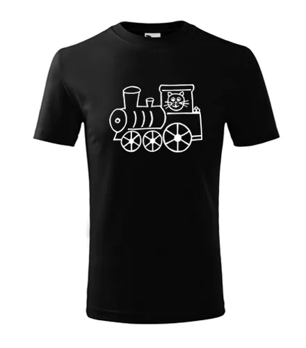 Černé dětské tričko s mašinkou 2