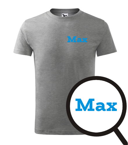 Šedé dětské tričko Max