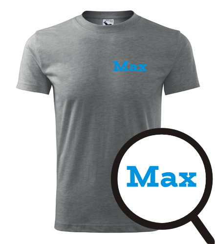 Šedé tričko Max
