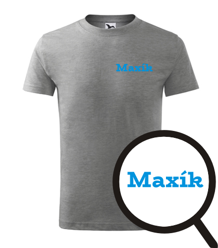 Šedé dětské tričko Maxík