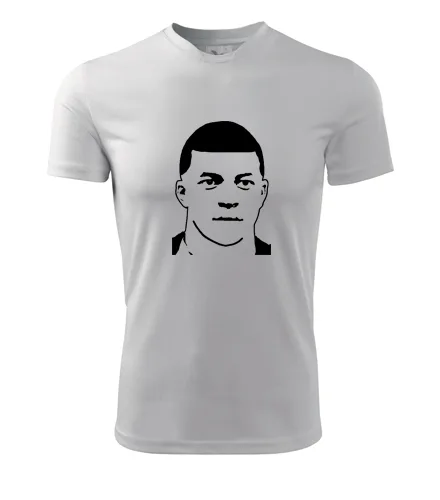 Bílé tričko Mbappe