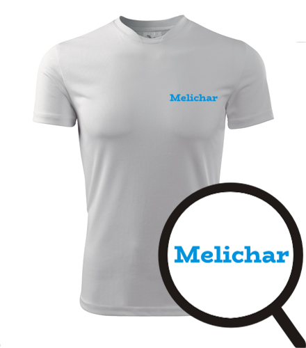 Bílé tričko Melichar