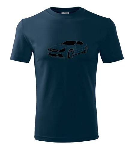 Tmavě modré tričko Mercedes S Coupé