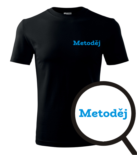 Černé tričko Metoděj