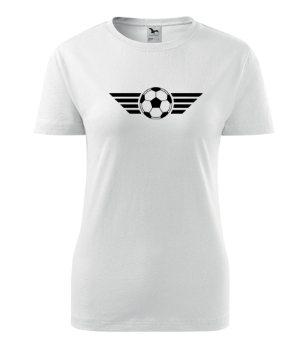 trička s potiskem Dámské tričko s fotbalovým míčem 2