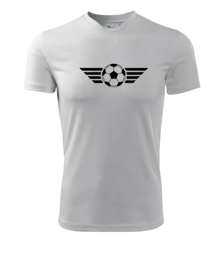Bílé tričko s fotbalovým míčem 2