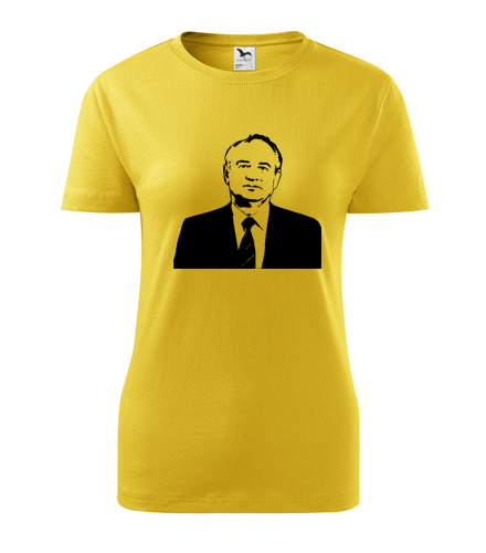 trička s potiskem Dámské tričko Michail Gorbačov