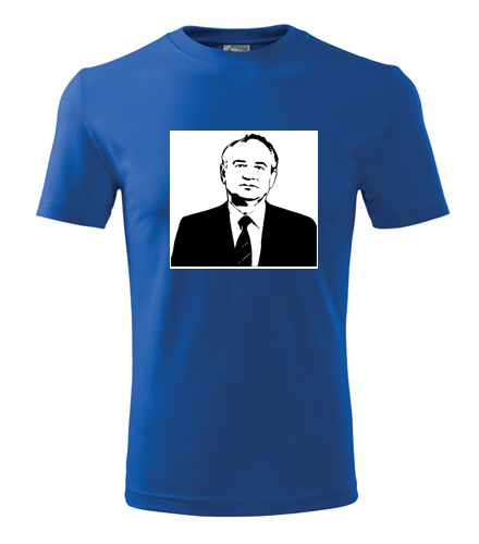 Modré tričko Michail Gorbačov