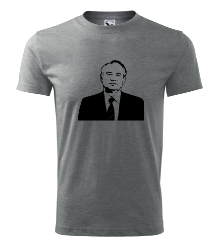 Šedé tričko Michail Gorbačov