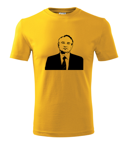 Žluté tričko Michail Gorbačov