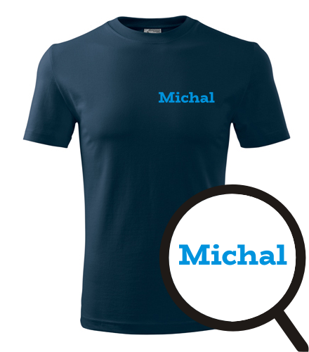 Tmavě modré tričko Michal