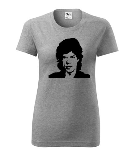 trička s potiskem Dámské tričko Mick Jagger