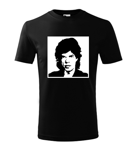 Černé dětské tričko  Mick Jagger