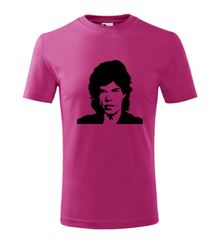 Purpurové dětské tričko  Mick Jagger