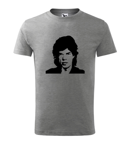 Šedé dětské tričko  Mick Jagger