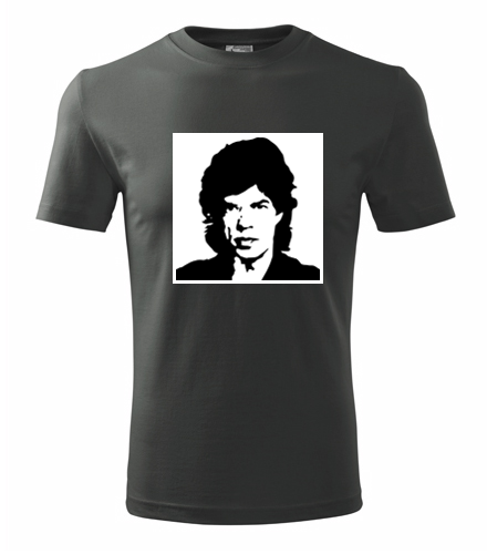 Grafitové tričko Mick Jagger