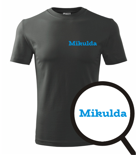 Grafitové tričko Mikulda
