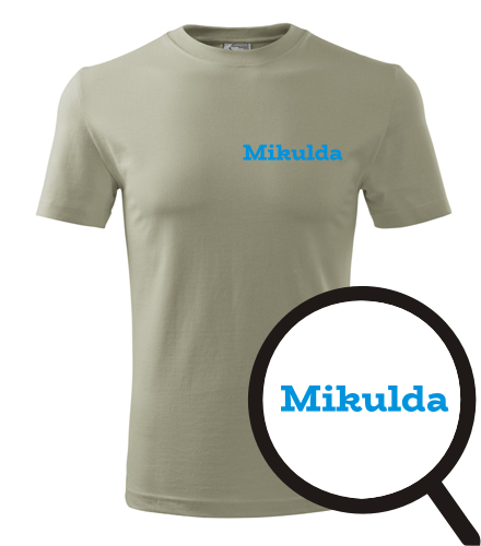 Khaki tričko Mikulda
