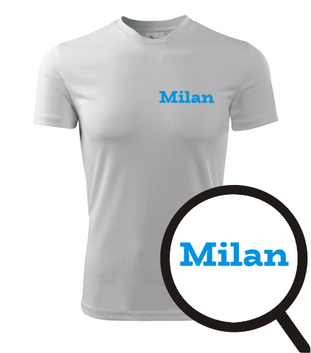 Bílé tričko Milan