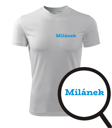 Bílé tričko Milánek