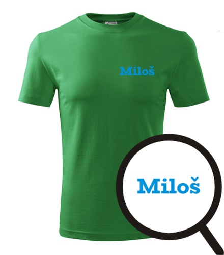 Zelené tričko Miloš