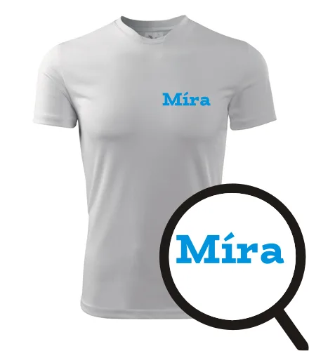 Bílé tričko Míra