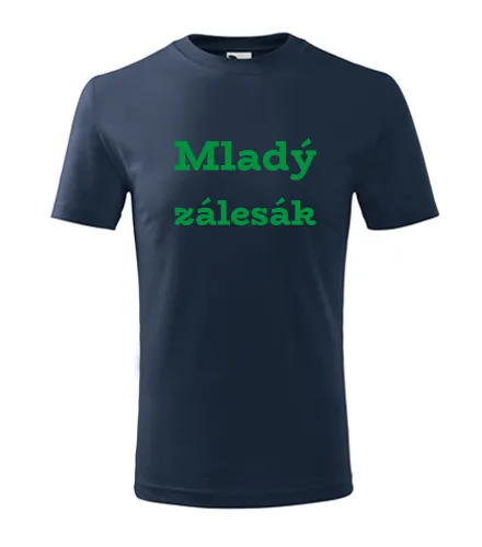 Tmavě modré dětské tričko Mladý zálesák