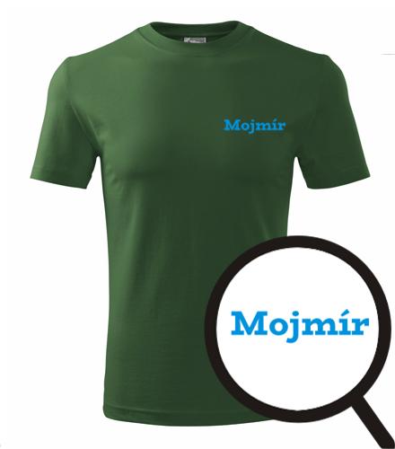 Lahvově zelené tričko Mojmír