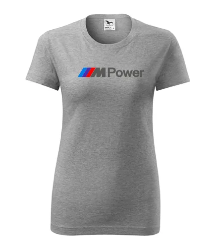 Šedé dámské tričko M Power