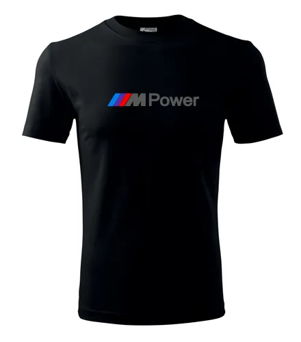 Černé tričko M Power