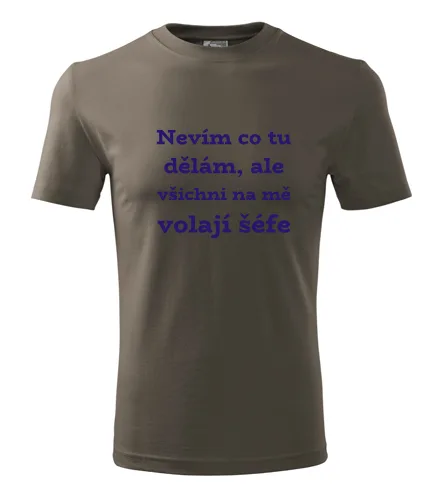 Army tričko Nevím co tu dělám