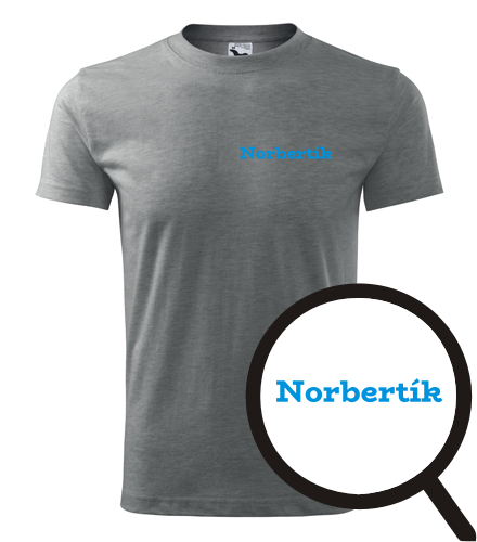 Šedé tričko Norbertík