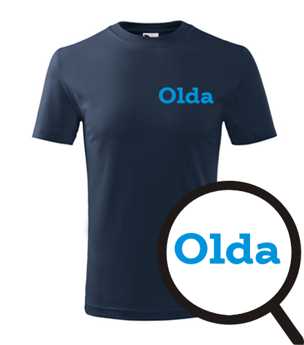 Dětské tričko Olda - Trička se jmény na hrudi dětská - chlapecká - zdrobněliny