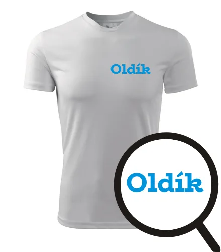 Bílé tričko Oldík