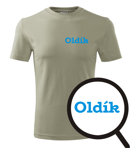 Khaki tričko Oldík