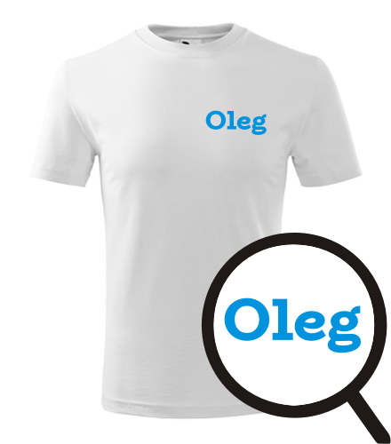 Bílé dětské tričko Oleg