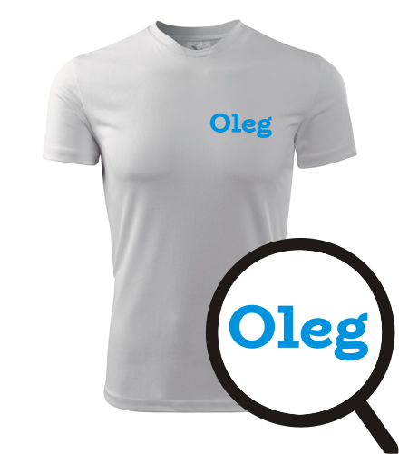Bílé tričko Oleg