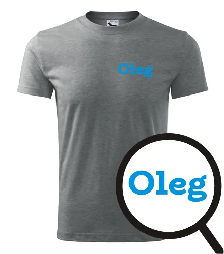 Šedé tričko Oleg