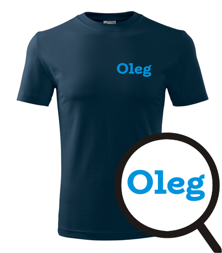Tmavě modré tričko Oleg