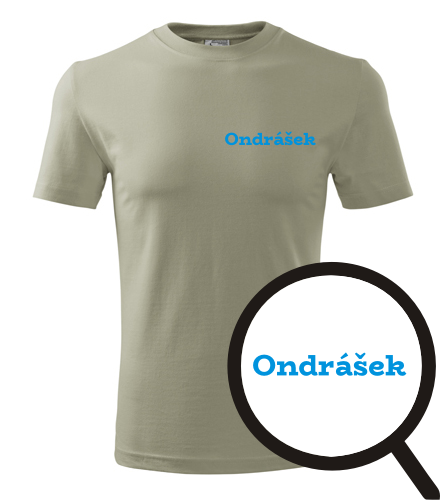Khaki tričko Ondrášek